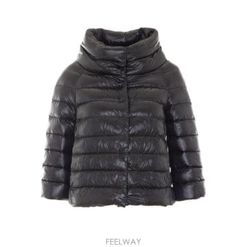 26FW 에르노 소피아 레귤러 핏 케이프 다운 자켓 PI0046DIC 12017Z9300 Black