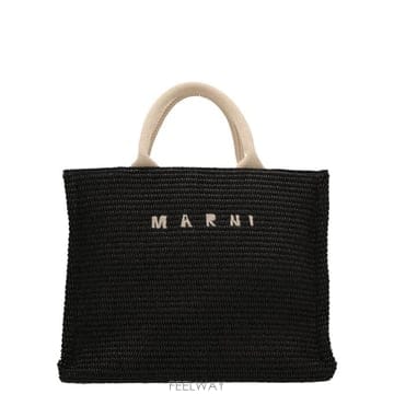 Marni RAFFIA EFFECT 스몰 토트 백 SHMP0077U0P3860Z1Q44 TP578900741