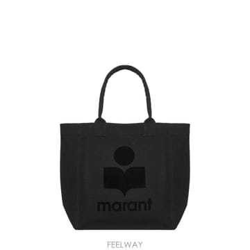 이자벨마랑 블랙 코튼 Yenky shopping 백 PM0001FAA1X18M01BK TP578900594