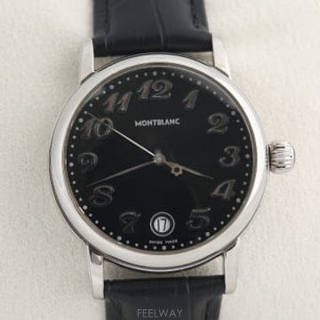 몽블랑 스타 Montblanc 마이스터스튁 7042 블랙다이얼 쿼츠
