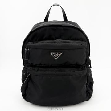 프라다 리나일론 삼각로고 백팩 2VZ025