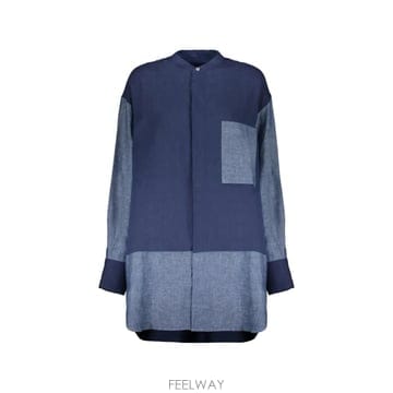 26 FW 무레르 패치워크 디자인 리넨 셔츠 BRINADNY TP457398141