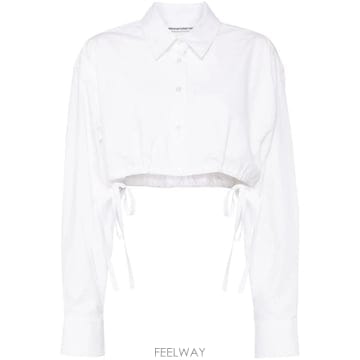 당일배송 알렉산더왕 라인스톤 장식 크롭 셔츠