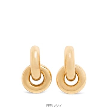 26 FW 디케이앤와이 알라니 인터로킹 후프 이어링 04G00942 TP456165521