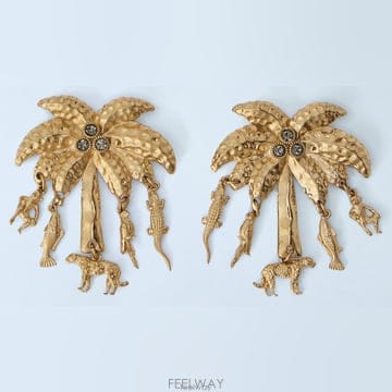 26 FW 자크뮈스 Les Boucles Palmier 애니멀 참 트리 26HJWW00815AOT4063 280