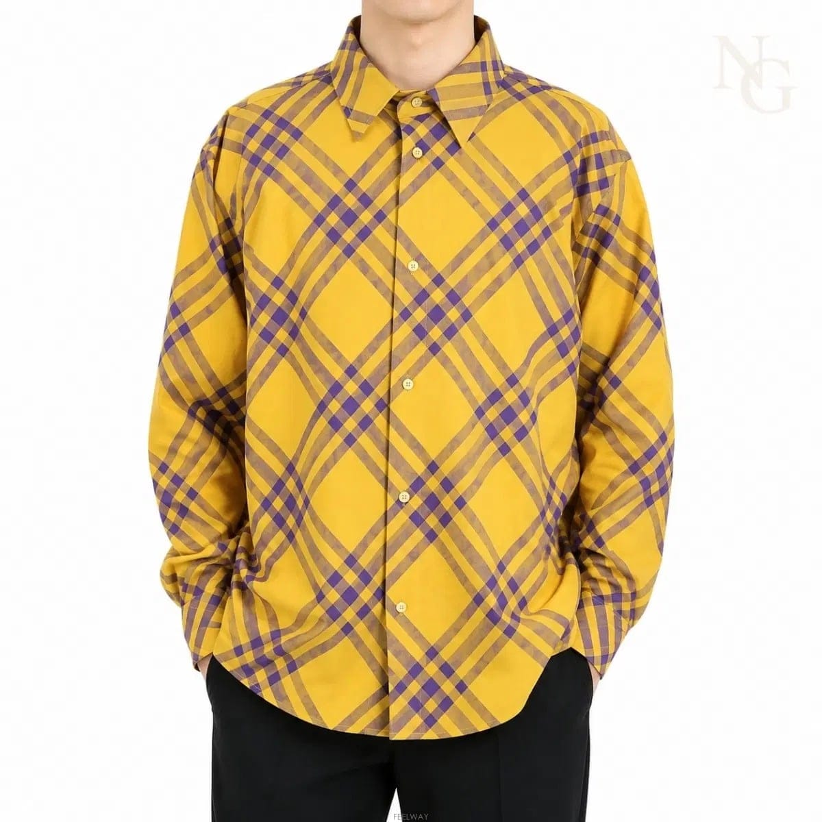 Burberry [��ǰ/�������] ������ ��ī�̺� üũ ���� ���� XL / 105[��ǰ/�������] ������ ��ī�̺� üũ ���� ���� XL / 10
