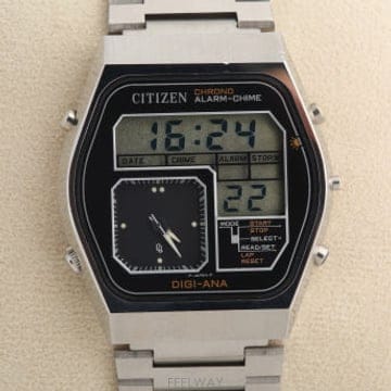 시티즌 빈티지 80s 아나디지 오리지널 41-9559 디지탈 아날로그 빈티지 시계