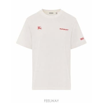 26FW 버버리 반팔 티셔츠 8132692 B7078 White