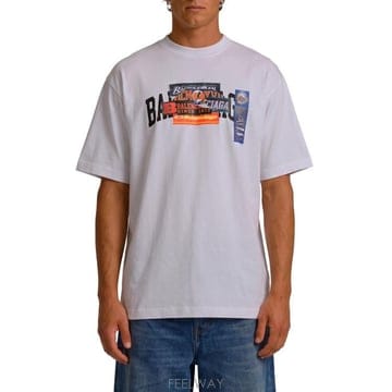 26FW 발렌시아가 반팔 티셔츠 764235 WHITE