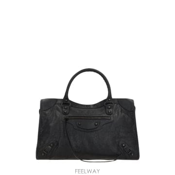 [S] 26FW 발렌시아가 가죽 르시티 M 토트백 865760 2ACFH 1000