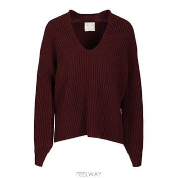 [A9] 포르테 포르테 14436F48M2510 니트 스웨터 풀오버 점퍼 여성 14436F48M2510-11