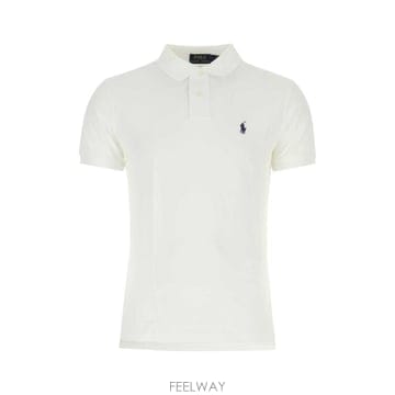 26FW 폴로 랄프로렌 폴로 티셔츠 710666998 002 White
