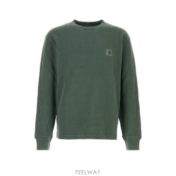 26FW 칼하트 WIP 롱슬리브 비스타 와플 티셔츠 I035304 3U0GD Green