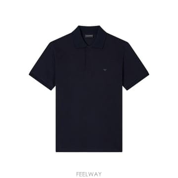 25FW 엠포리오 아르마니 폴로 티셔츠 EM003171 AF13742UB118 Blu