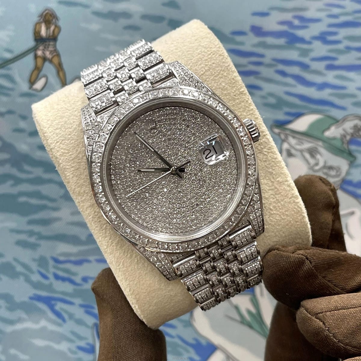 Rolex ������*����*�ѷ��� ��������Ʈ 41mm Ǯ���̾� ����� 126300������*����*�ѷ��� ��������Ʈ 41mm Ǯ���̾� ����� 126