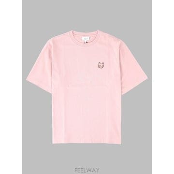 26FW 메종키츠네 폭스 헤드 오버사이즈 티셔츠 PM00109KJ0119 P623 PINK