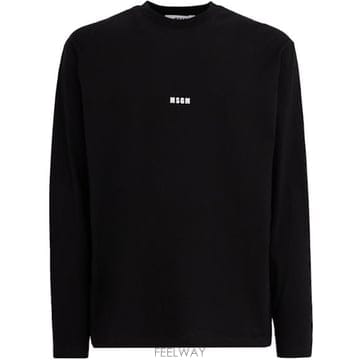 26 FW MSGM 남성 크루 넥 롱 슬리브 티셔츠 83I L6T028 TP724716497