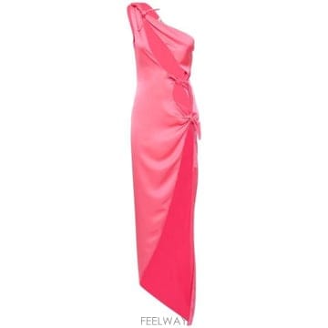 26 FW 아티코 여성용 비대칭 네크라인 롱 드레스 76I XJE024 TP724689798