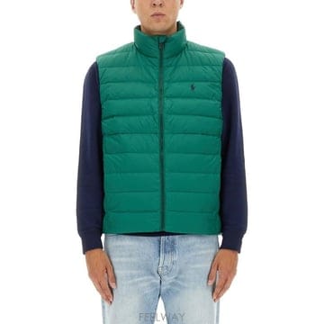 26FW 폴로 랄프로렌 클래식 베스트 패딩 710967775 004NEWFOREST GREEN