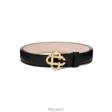 카사블랑카 블랙 스몰 CC 벨트 A AW26 ACC 283 01 M TP876937324