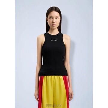26 FW 팜앤젤스 여성 Classic Logo Fitted Tank Top pma0264218blk