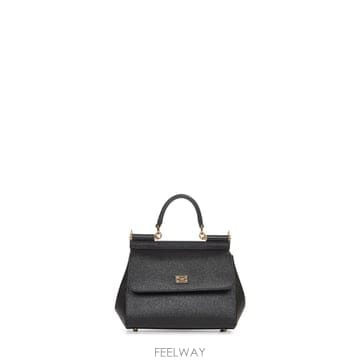 26FW 돌체앤가바나 미디움 블랙 Sicily 핸드 백 BB6003B100180999 TP577494516