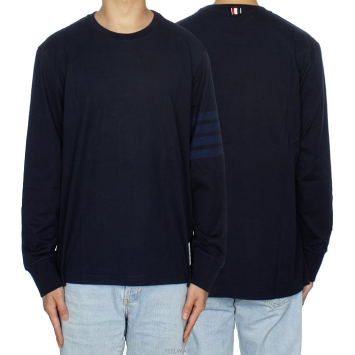 Thom Browne ����� �缱 ��ư �ս����� ���� Ƽ���� ���� MJS117A 06769 415����� �缱 ��ư �ս����� ���� Ƽ���� ���� MJS117A 0
