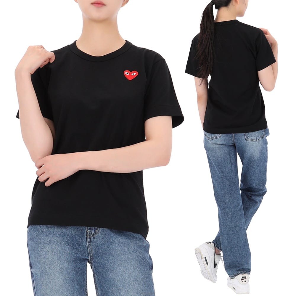 Comme des Garcons ������ 26SS �ĵ������� ���� ��Ʈ ���� ���� Ƽ���� AX T108 BLACK������ 26SS �ĵ������� ���� ��Ʈ ���� ���� Ƽ���� AX T