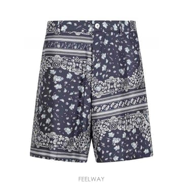 25FW Fendi 숏츠 실크 Bandana 프린트 Baia FB1014AUVQF0U6K TP57819060