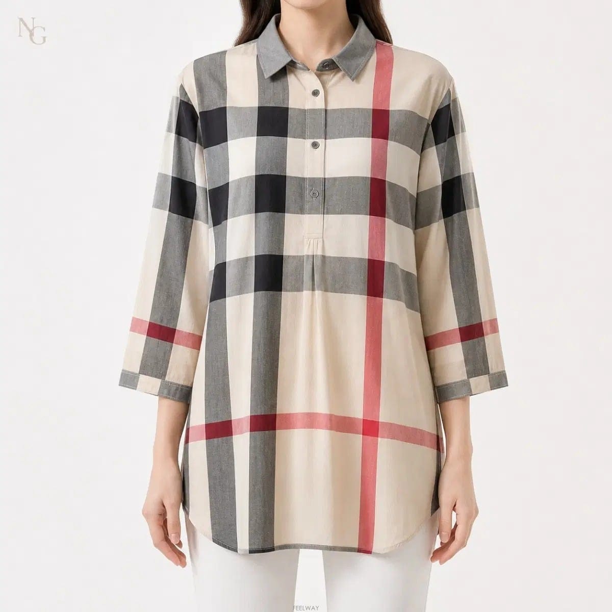 Burberry [��ǰ/�������] ������ ��ī�̺� üũ 7�� ���� M / 66[��ǰ/�������] ������ ��ī�̺� üũ 7�� ���� M / 66