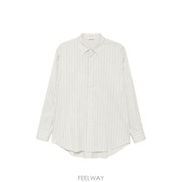 26FW 오라리 셔츠 A26AS01CS LIGHTGRAYSTRIPE GREY