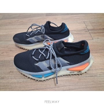 아디다스 NMD S1 코어 블랙 블루 오렌지 250 (FZ5706)
