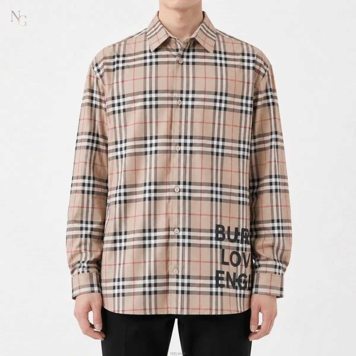 Burberry [��ǰ/�������] ������ ��ī�̺� üũ ���� ���� L / 100[��ǰ/�������] ������ ��ī�̺� üũ ���� ���� L / 100