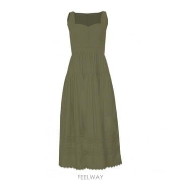 25SS 울라 존슨 여성 드레스 PS250158LCHN TP578190095