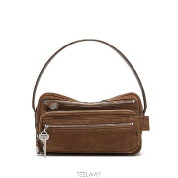 26FW 아크네 스튜디오 카메로 파티 스웨이드 백 C10284 295 BROWN