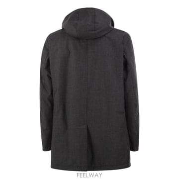 26FW 에르노 Technical 울 blend 후드 코트 PI001380U334989487 TP580775