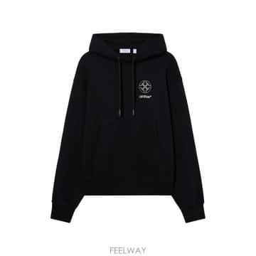 26 FW 오프화이트 하프 애로우 스케이트 후드티 44MBB085F26F00V001 TP456368924