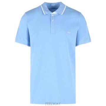 26SS 페이 폴로 티셔츠 NPMB252140STDWU600 Light Blue