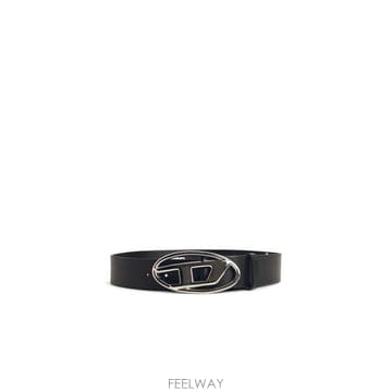 26FW 디젤 B 1DR W 레더 벨트 D 버클 X08727 PR666H6528 Black
