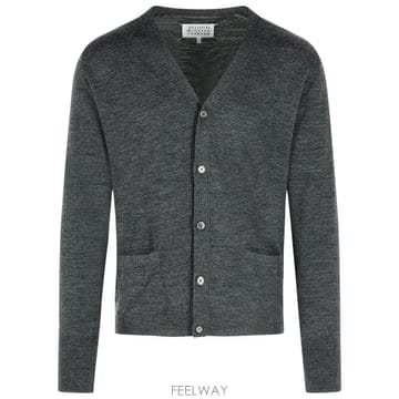 26SS 마르지엘라 울 블렌드 브이넥 카디건 S50HP0037 M13235859F Grey