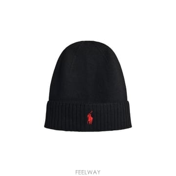 26FW 폴로 랄프로렌 비니 710886137001 Black