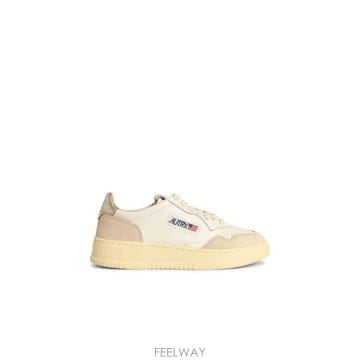 26FW 오트리 메달리스트 로우 레더 스니커즈 AULWLS75 White