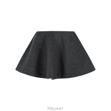 26FW 가니 숏 스커트 A1090302252 Grey