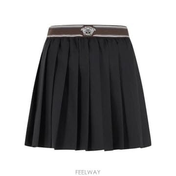 26FW 베르사체 숏 스커트 1025881 1A176691B000 Black