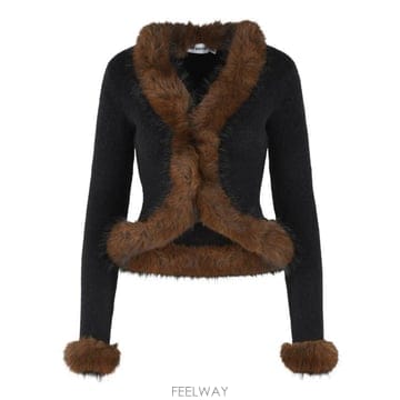 26FW 셀프 포트레이트 가디건 AW26 148C BBLACK