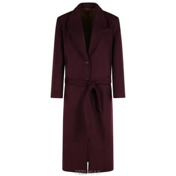 25FW 디 아티코 코트 251WCC00084 WWV058AA114 Bordeaux