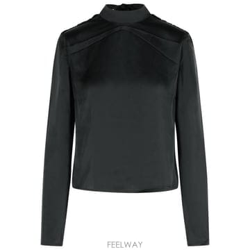 로테이트 블라우스 Black