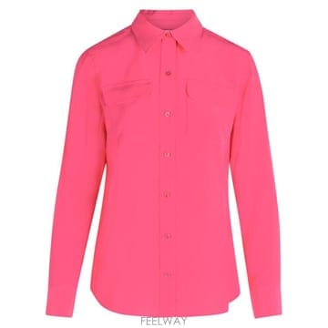 25SS 이큅먼트 셔츠 Q23E231RASPBERRY SOBRET Pink