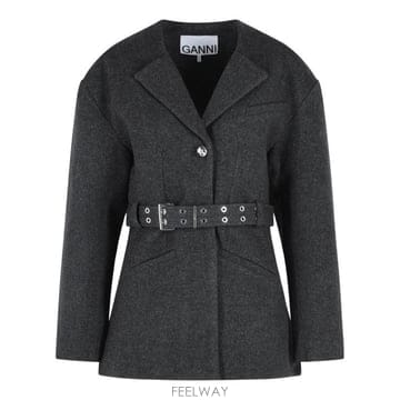26FW 가니 코트 A1130013252 Grey