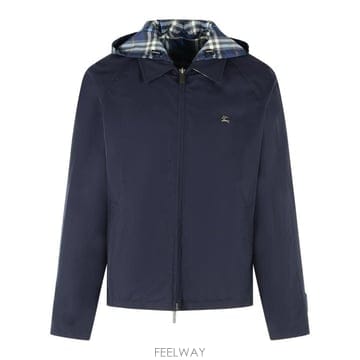 26SS 버버리 리버시블 체크 코튼 자켓 8118012C4008 Blue